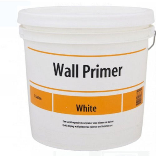  White Water Based Wall Acrylic Primer For Exterior With 20 Liter Bucket Packaging  Grade: Paint Grade