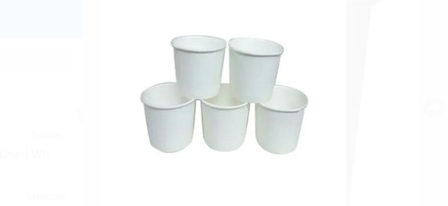 Disposable Paper Glass - 3 Inch Size, White Color | Lightweight, Recyclable, Perfect for Hot or Cold Beverages