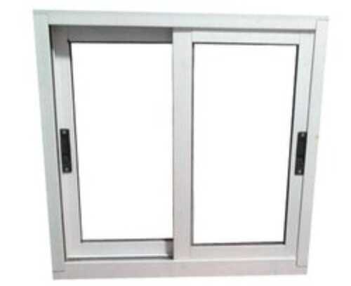 White Crack And Scratch Resistance Glossy Fine Finish Power Coated Glass Window