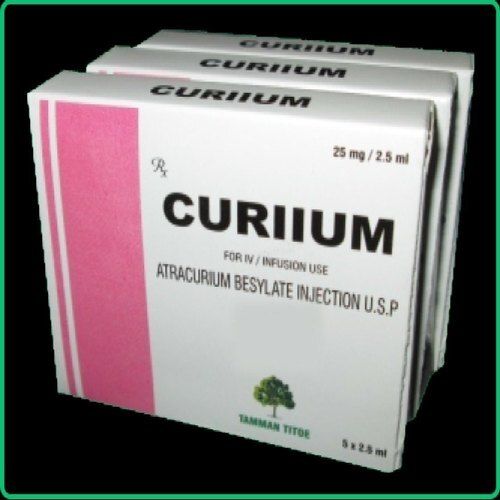 Curiium 25Mg Atracurium Besylate Injection Usp Recommended For: Doctor