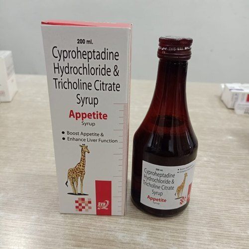 Cyproheptadine Hci And Tricholine Citrate Appetite Stimulant Syrup
