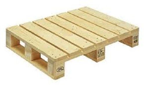 Eco Friendly Termite Resistance Long Durable Yellow Reusable Wooden Pallet