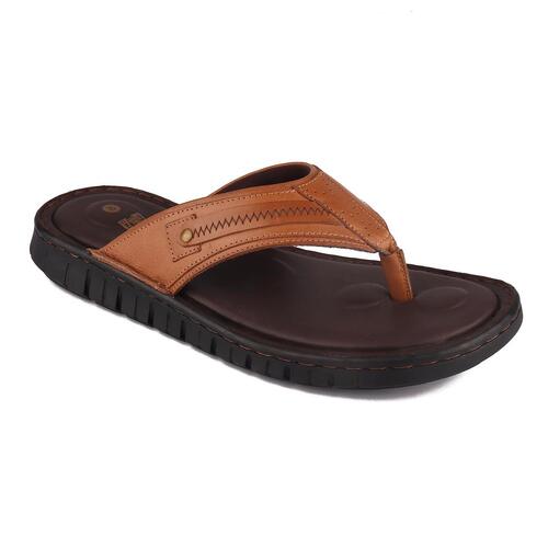 Summer Mens Light Weight Brown Modern Stylish Flip Flop Slipper For Daily Wear