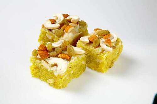 Mouth Watering Healthy Delicious Tasty Fresh Sweet Dry Fruit Sweets Carbohydrate: 452  Milligram (Mg)