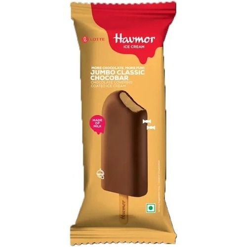 Pack Of 100 Gram Brown Sweet And Delicious Chocolate Taste Jumbo Classic Choco Bar Ice Cream