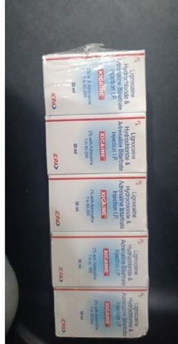 Pack Size 30Mnllignocaine Hydrocholride Adereninaline Bitraterte Injection Ip Recommended For: As Par Doctor Advice