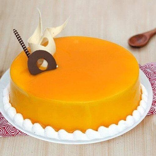 Delicious Hygienically Packed Antioxidants And Sweet With Round Mango Flavor Birthday Cake Shelf Life: 1 Days