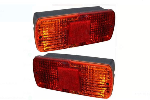 Right And Left Red Plastic Led Reflector Light Suitable For Tata Ace