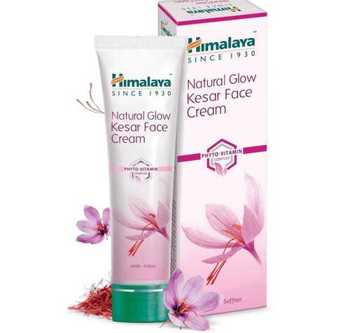 Sun Protection Nourishment Soft And Smooth Skin Himalaya Natural Glow Kesar Face Cream Age Group: 16 Above