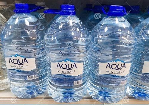 Transparent Aqua Plastic Material Packaged Drinking Water Bottles With 20 Liter Capacity