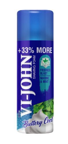 Vi-John Shaving Foam - Marine & Mint Which Protects It From Skin Issues(400 G) Blade Material: Stainless Steel