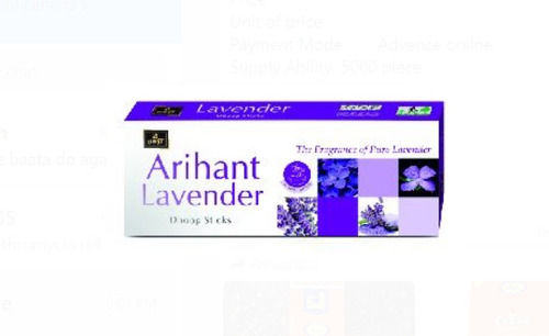 Eco Friendly Lavender Flavor Bamboo Incense Stick Used For Religious And Meditation Burning Time: 30 Minutes