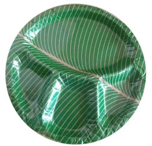 Plain Biodegradable Lightweight Eco Friendly Green Disposable Paper Plate