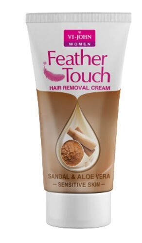 Feather Touch Hair Removal Cream - Sandal & Aloe Vera Which Works Fast And Gives A Safe Hair Removal