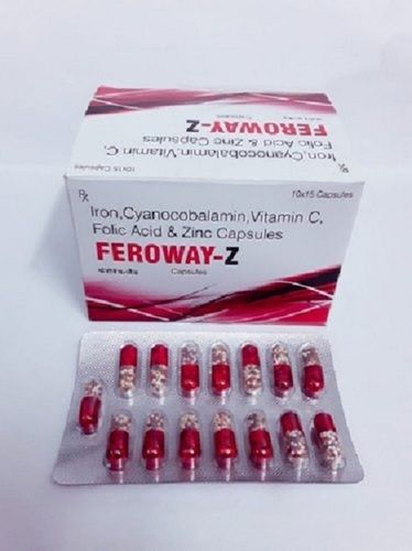 Feroway-Z Carbonyl Iron Folic Acid Zinc B-Complex Capsules