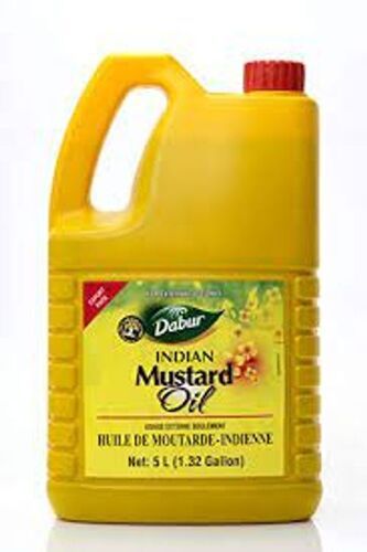 Healthy Lifestyle Delicious Dish Great Flavour Dabur India Pressed Mustard Oil 5l