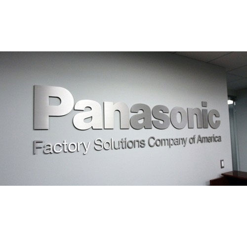 Heavy Duty Highly Durable Light Weight Panasonic Grey Aluminum Sign Board  Application: Outdoor