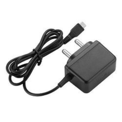 Long Lasting Black Colour Electric Portable 2.5 Amp Fast Speed Mobile Charger - Plastic Body, Compact Design | 10 Hours Battery Backup, Dual USB Ports