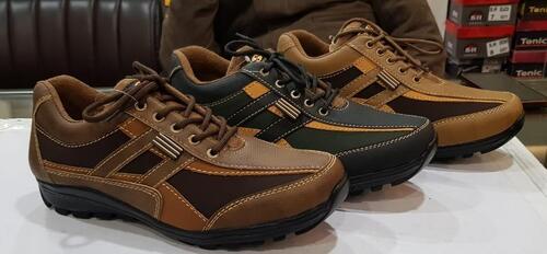 Breathable Pack Of 3 Black And Brown Pointed Toe Style Lace Closer Men Shoes For Casual Wear