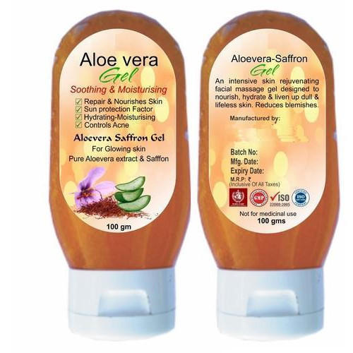 Protect Skin And Natural Ingredients Well Prepared Aloe Vera Herbal Gel Cream