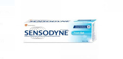 Sensodyne White Tooth Paste Fresh Gel 40 Gm Size For Relieve Sensitivity Pain