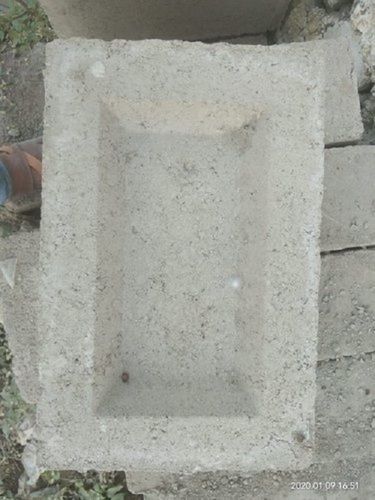 Long Life Durable Heavy Duty Cement Concrete Rectangular Gray Brick 