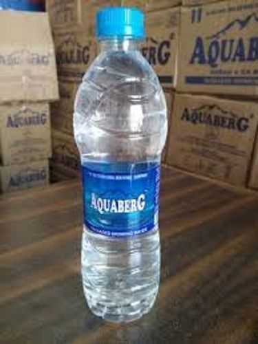 Transparent Aquaberg Mineral Water Bottle Packaging Size 1 Litre