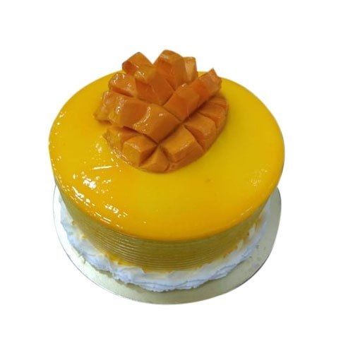 Yummy Delicious Mouth Watering Moist Soft Fluffy Tasty Round Yellow Cake Fat Contains (%): 5 Percentage ( % )