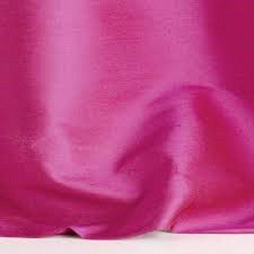 Smooth Beautiful Lightweight And Comfortable Pink Plain Silk Dress Fabric