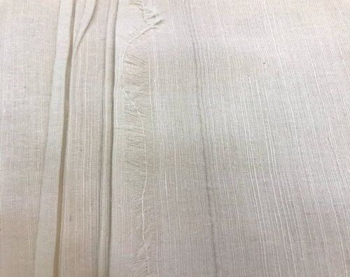 White Comfortable Smooth Texture Natural And Durable Pure Matka Silk Fabric