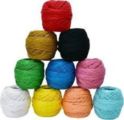 Eco Friendly Light Weight Strong Durable Multi Color Poly Cotton Yarn