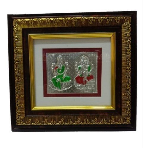 Light Weight Stylish Beautiful Traditional Silver Laxmi Ganesh Frame