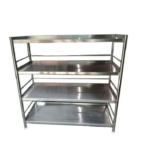 Ruggedly Constructed Strong And Long Lasting Stainless Steel Kitchen Racks Length: 18 Cm  Centimeter (Cm)