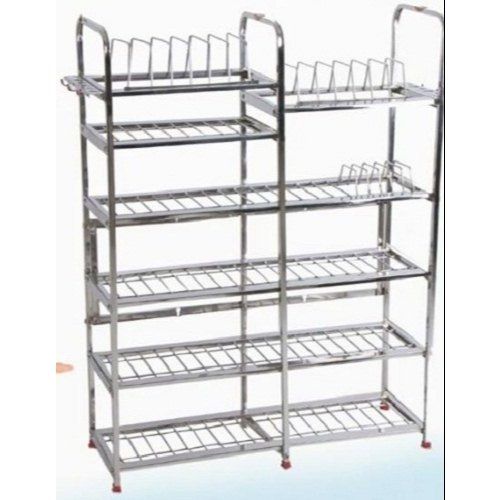 Strong Solid Durable And Long Lasting Silver Stainless Steel Kitchen Racks