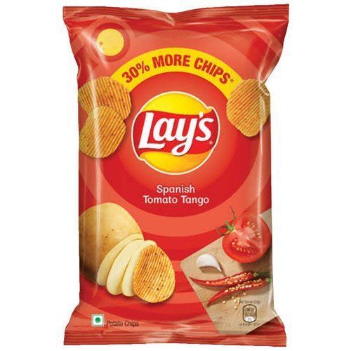Tasty Crispy Classic And Tasty Snacks Tomato Flavoured Lays Potato Chips 