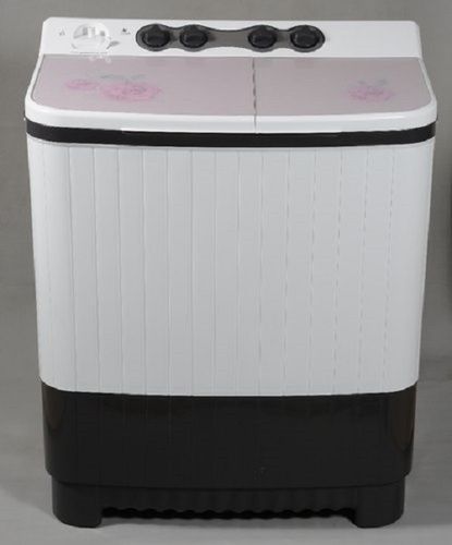 Semi-Automatic Top Loading Semi Automatic Electrical White And Grey Washing Machine