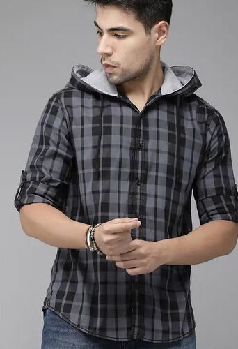 Unique Personality Casual Comfortable Slim Fit Attractive Men's Hooded  Shirts Age Group: 20-28 at Best Price in Barbil