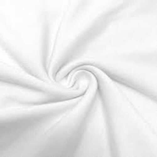 Light In Weight White Cotton Fabric For Casual And Party Wear Occasion, Machine Washable