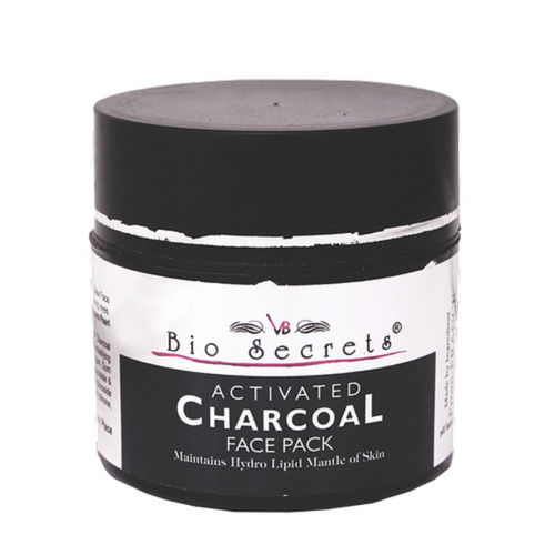 Bio Secrets Anti-Acne Activated Charcoal Face Pack, 100g For All Skin Types
