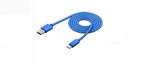 Blue Pu Material Length 1 Miter Micro Usb Data Cable For Mobile Charging Warranty: 6 Month