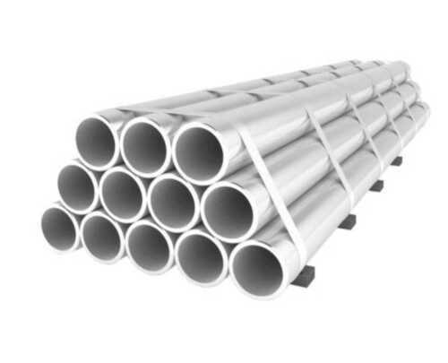 Flexible Long Durability And Beautifully Designed Silver Carbon Steel Tubes  Section Shape: Round