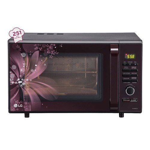 Heavy Duty And Long Lasting Single Door Maroon Lg Microwave Oven Capacity: 28 Liter/Day