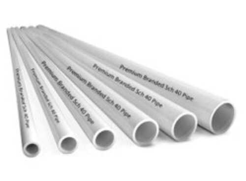 White High Durability Flexible Environment Friendly And Strong Pvc Plastic Pipe