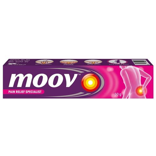 Moov Cream - 50g Tube | Targeted Pain Relief, Quick Absorption for Muscle and Joint Pain, Soothing Topical Analgesic Solution