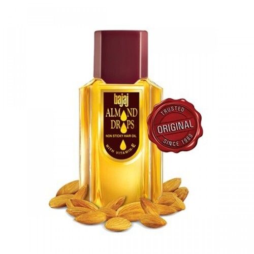 Original Non-sticky With Vitamin E Fantastic Fragrance Bajaj Almond Hair Oil, 50 Ml