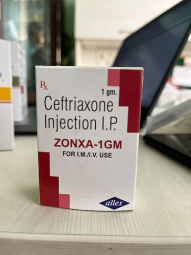 Liquid Zonxa 1 Gm Ceftriaxone Injection For I.M./I.V. Use