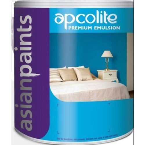 Asian Apcolite Waterproof Premium Emulsion Interior Paint, 20 Liter Pack Application: Base Paint