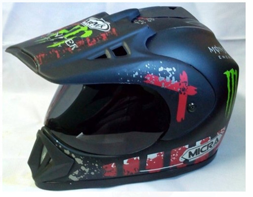 Modern Mate Blue Full Face Helmet With 23*19*15 Cm Size And 1100 Grams Weight Size: Medium