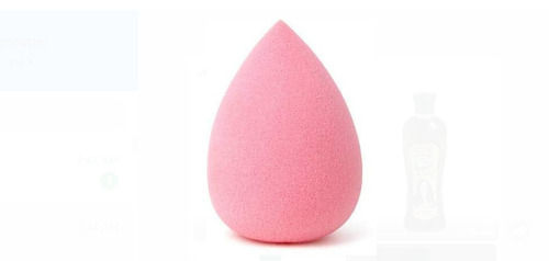 44 X 40 X 69 Millimeters Dimension For Makeup Round Shape Pink Color Cotton Material Cosmetic Sponge 