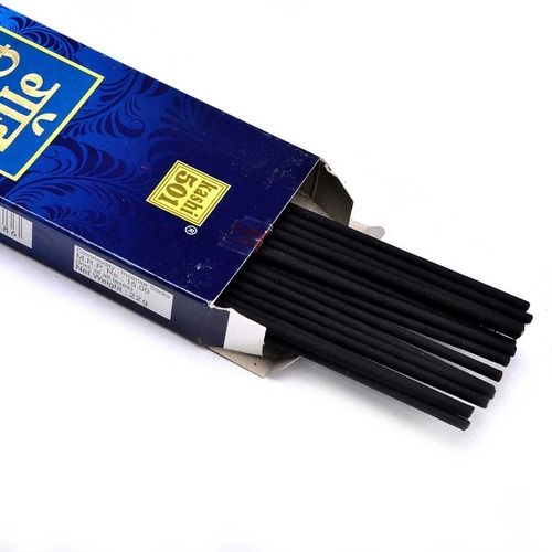 Solid 8 Inch Black Natural Aromatic Incense Sticks With 20 Minutes Burning Time, Pack Of 10 Piece